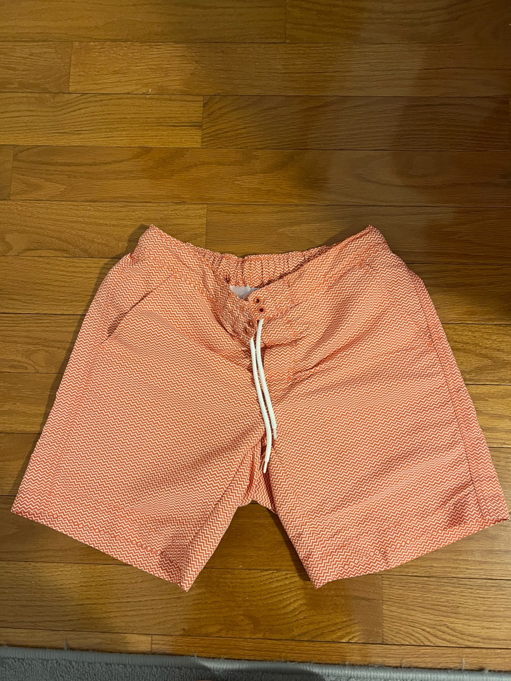Uniqlo Orange Chevron Men’s Swim Trunks